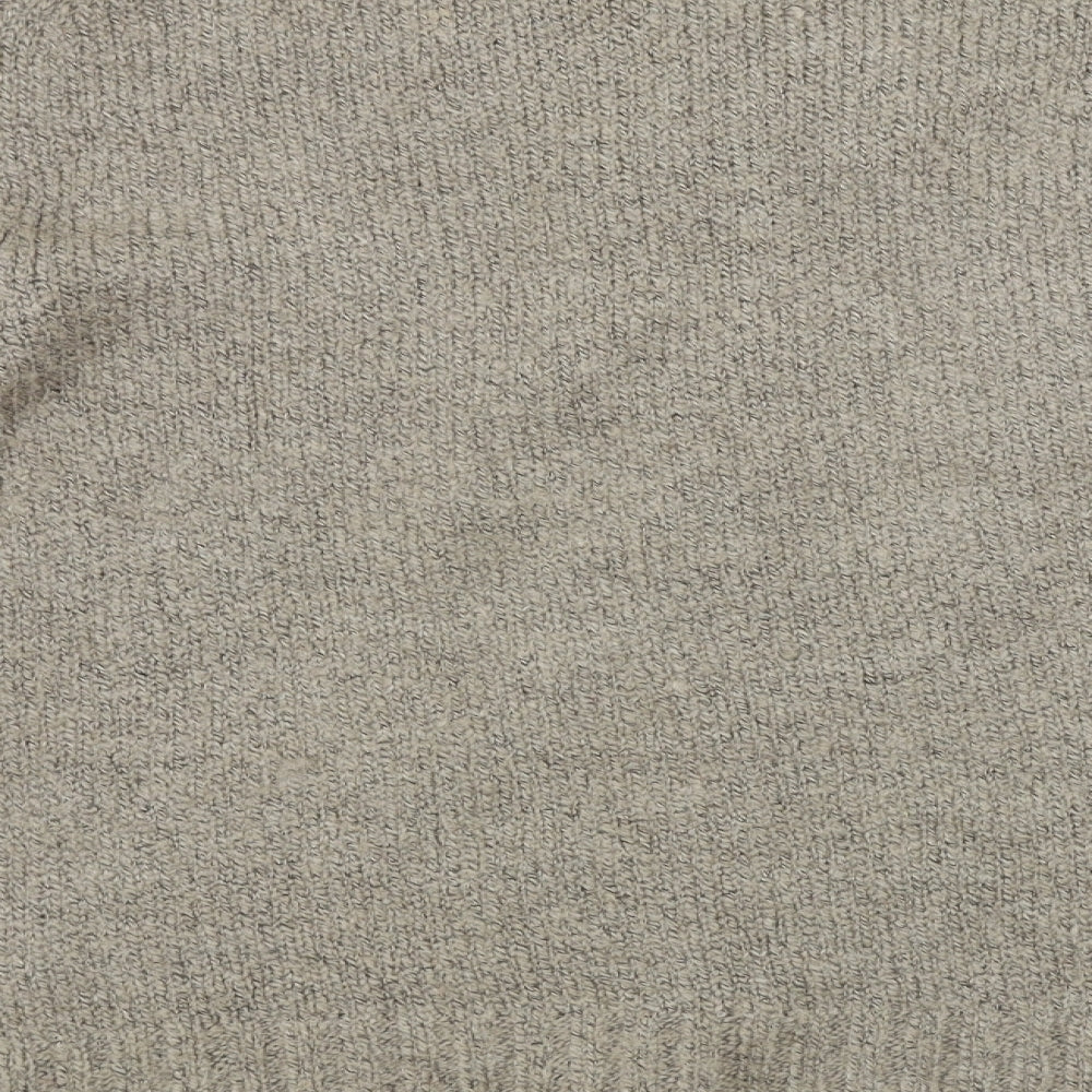 cedarwood Mens Beige Henley Jumper Size L