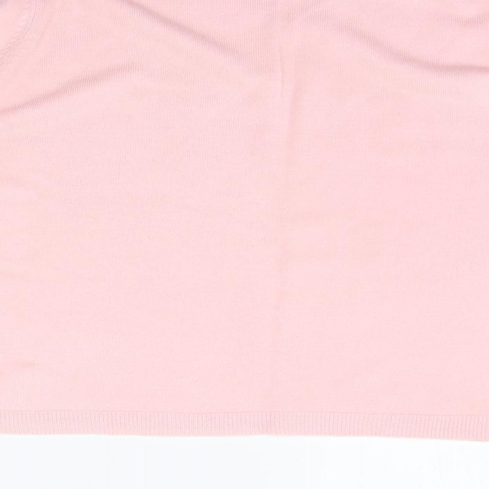 Debbie Morgan Womens Pink Pullover Jumper Size XL