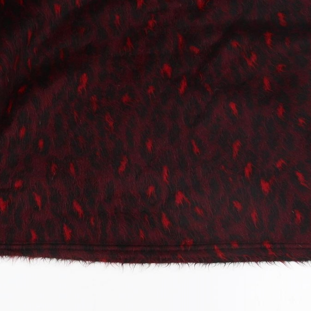 New Look Womens Red Geometric Pullover Jumper Size S