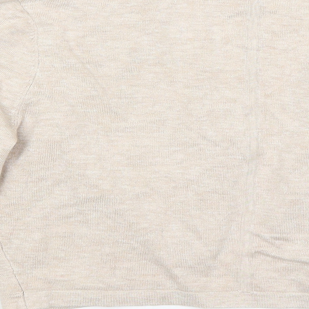 Roman Womens Beige Cardigan Jumper Size 14
