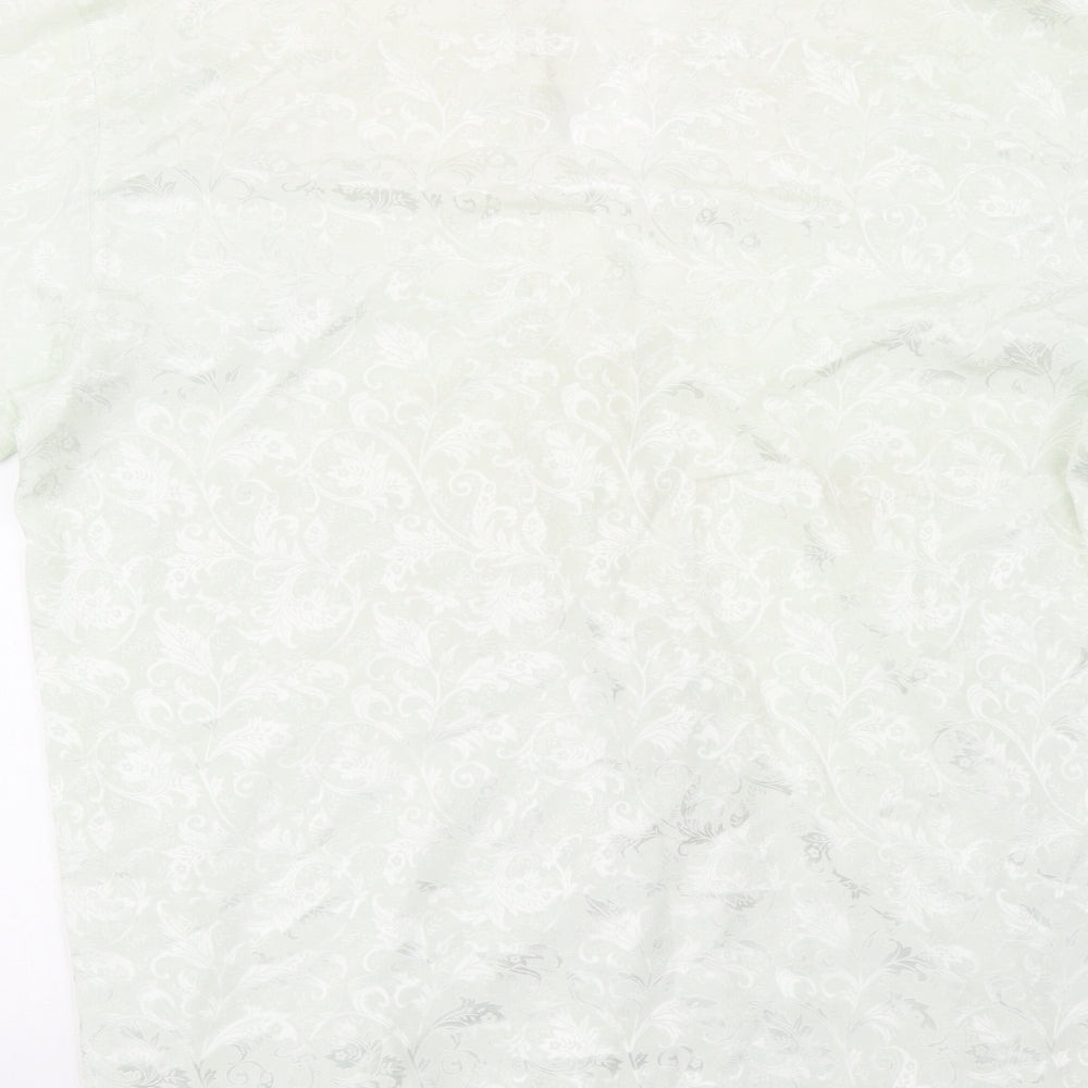 Marks and Spencer Womens Green Pyjama Top Size 14