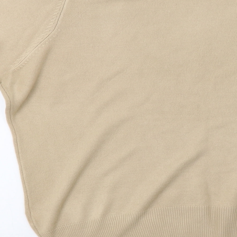 Marks and Spencer Womens Beige Knit Pullover Sweatshirt Size 14
