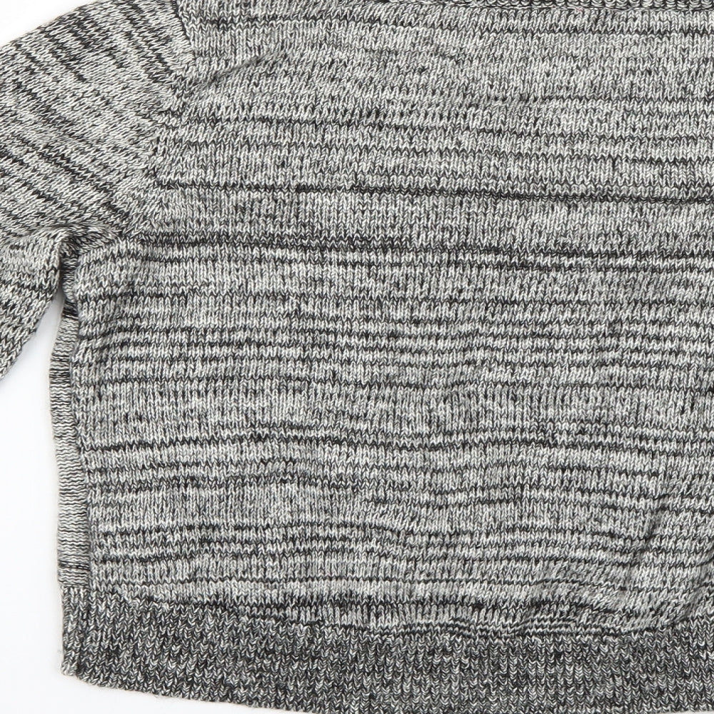 H&M Womens Grey Pullover Jumper Size 10