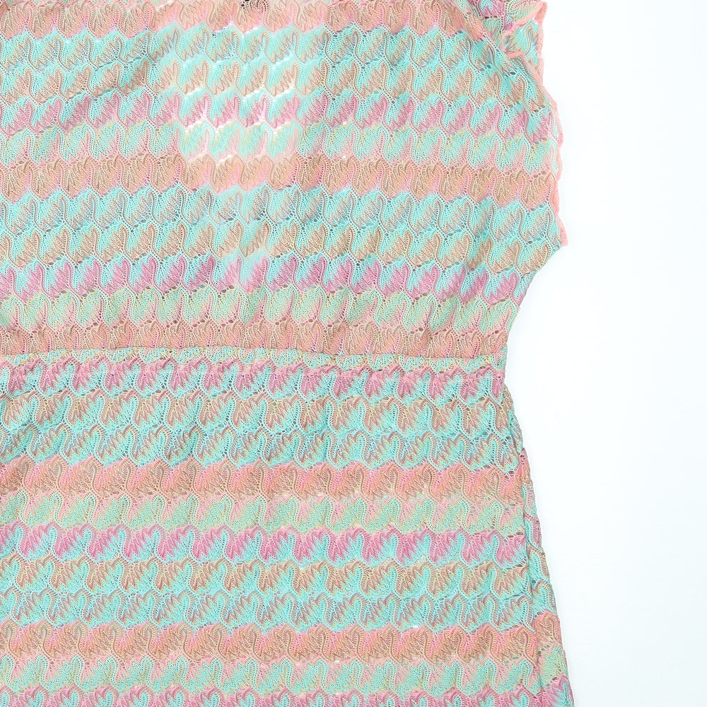 Primark Womens Multicoloured Tunic Blouse Size S