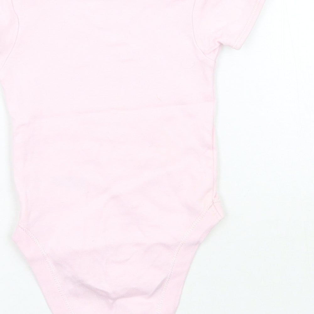 George Girls Pink Babygrow One-Piece Size 3-6 Months