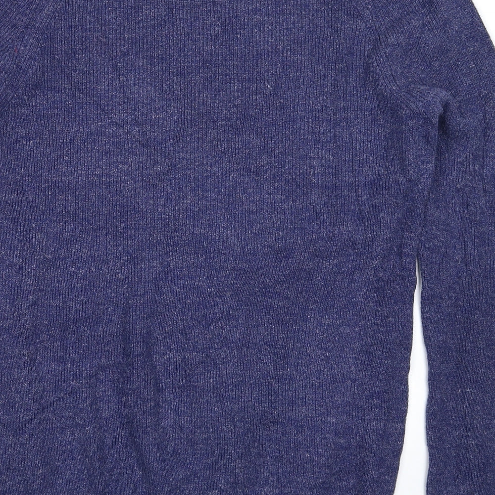 Paul Costelloe Mens Blue Knit Pullover Jumper Size L