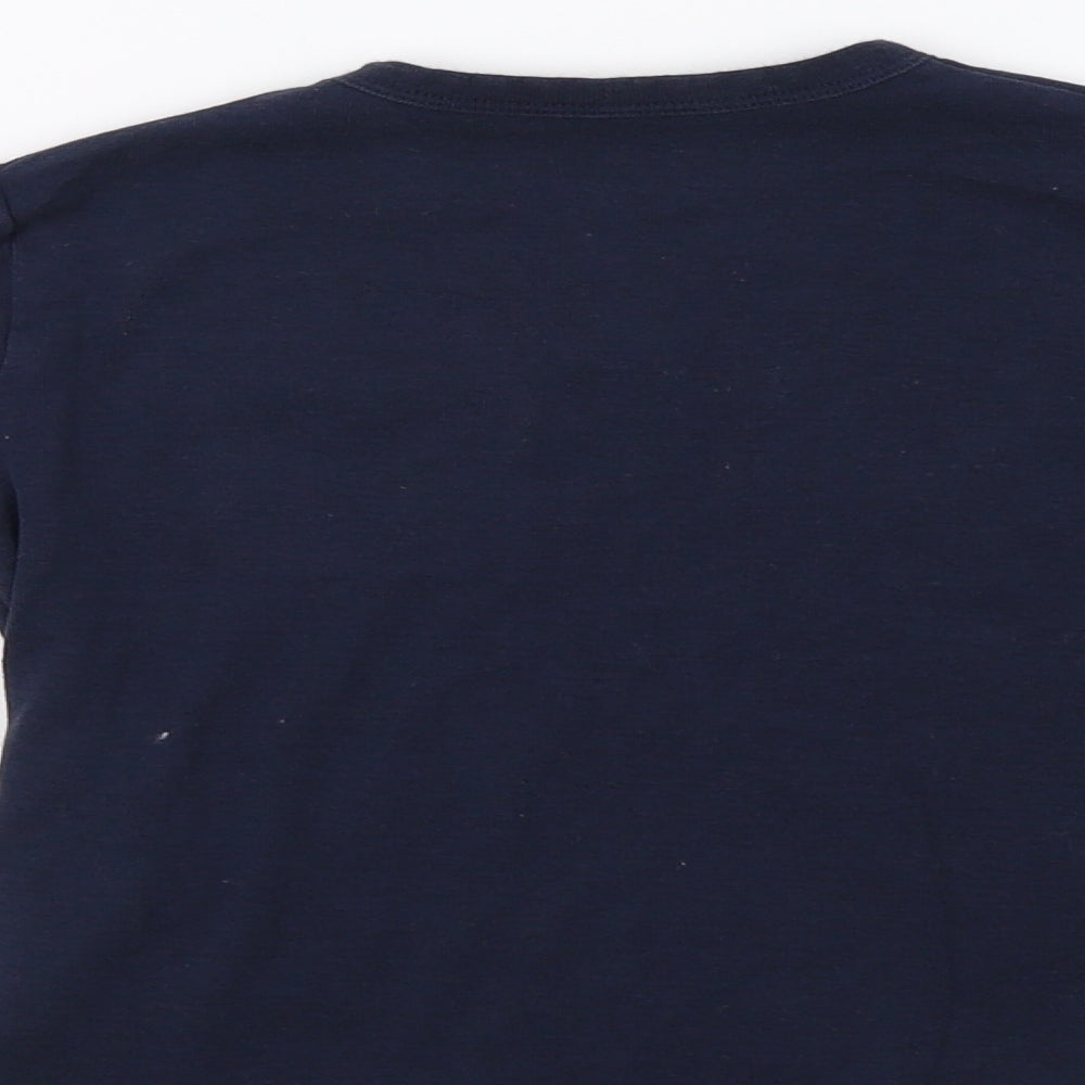 Gap Girls Blue Basic T-Shirt Size 5 Years