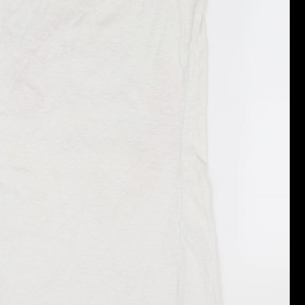Florence and Fred Womens Ivory Floral Nightshirt Size 4