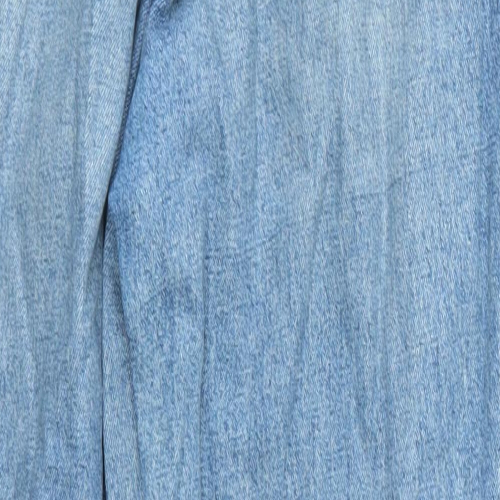 H&M Womens Blue Straight Jeans Size 12 L27 in