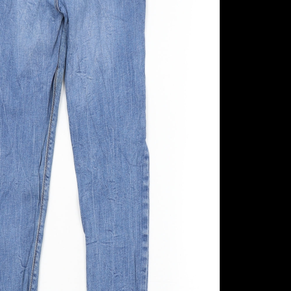 DENIM CO. Womens Blue Skinny Jeans Size 10 L25 in