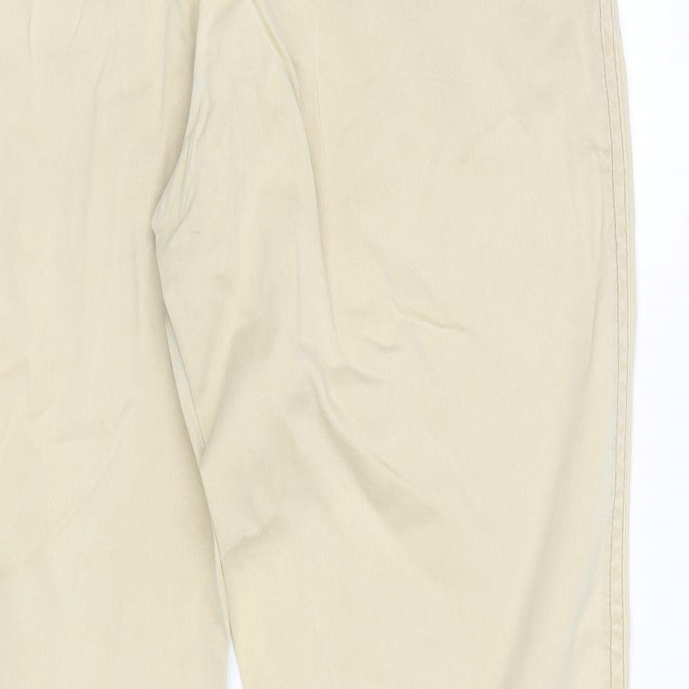 New Look Womens Beige Boyfriend Jeans Size 14 L27 in