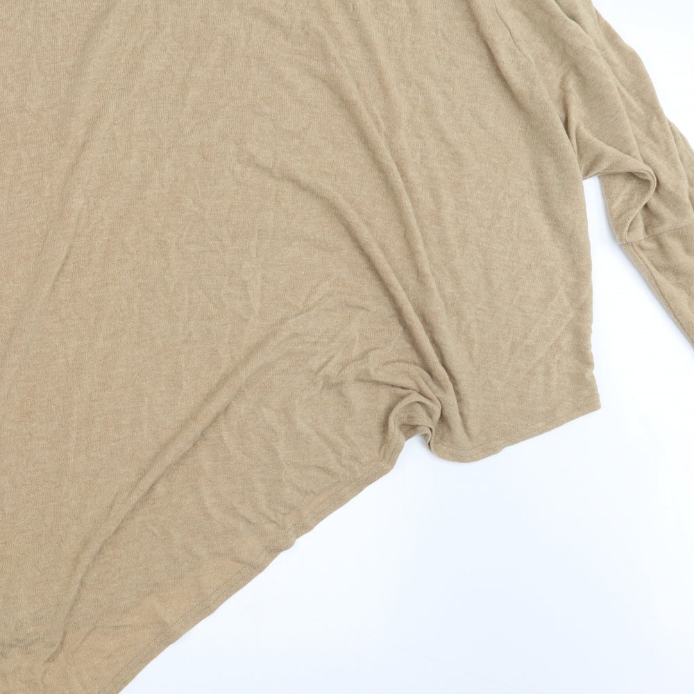 River Island Womens Beige Pullover Jumper Size 16