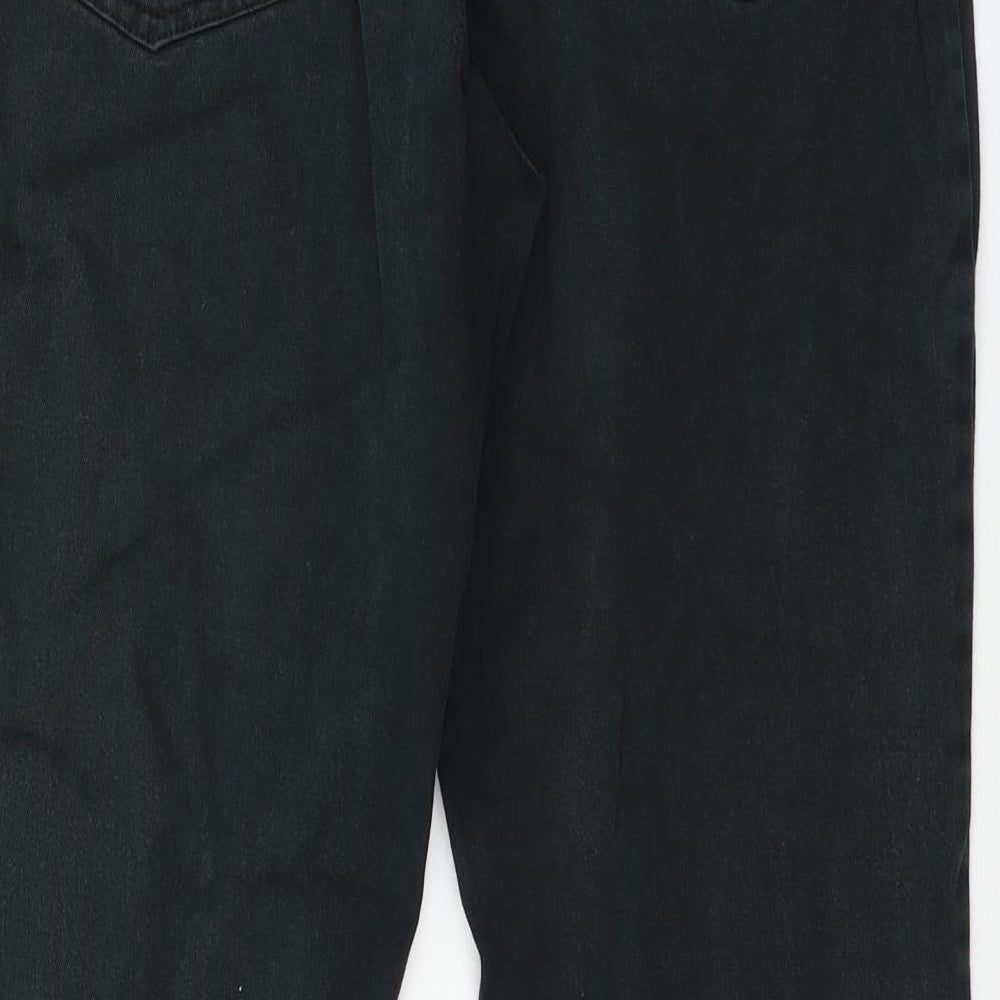Claire DK Womens Green Denim Straight Jeans Size 32 in L28 in