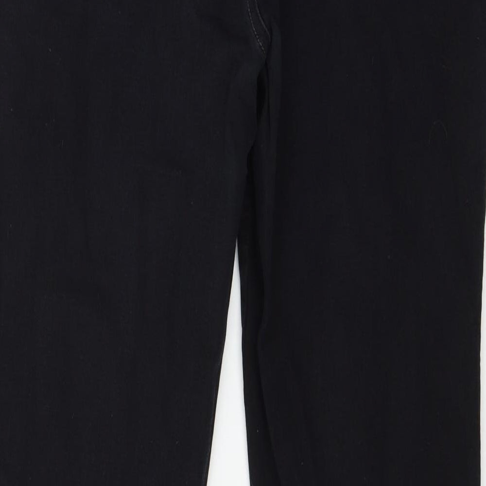 Preworn Womens Black Denim Skinny Jeans Size 38 in L29 in