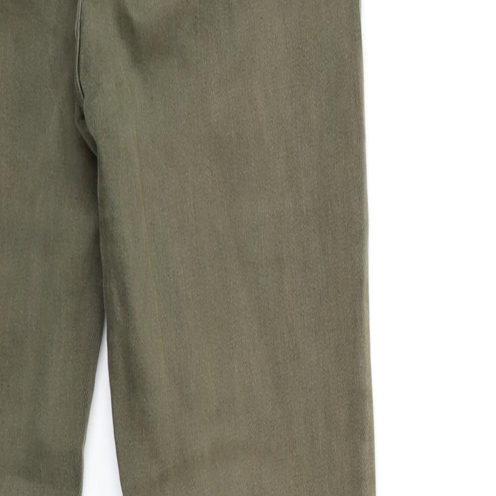 QUEEM HEARTS Womens Green Denim Skinny Jeans Size L L30 in