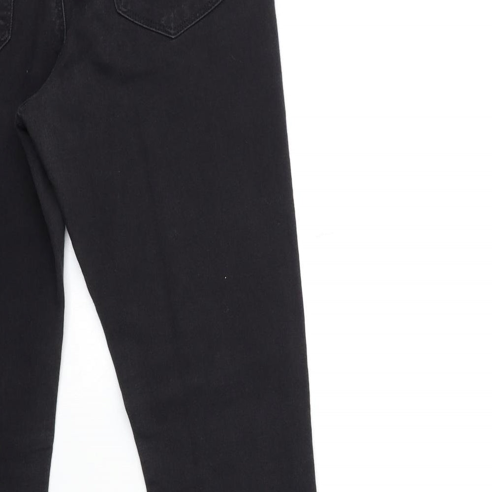 Marks and Spencer Womens Black Denim Skinny Jeans Size 10 L28 in