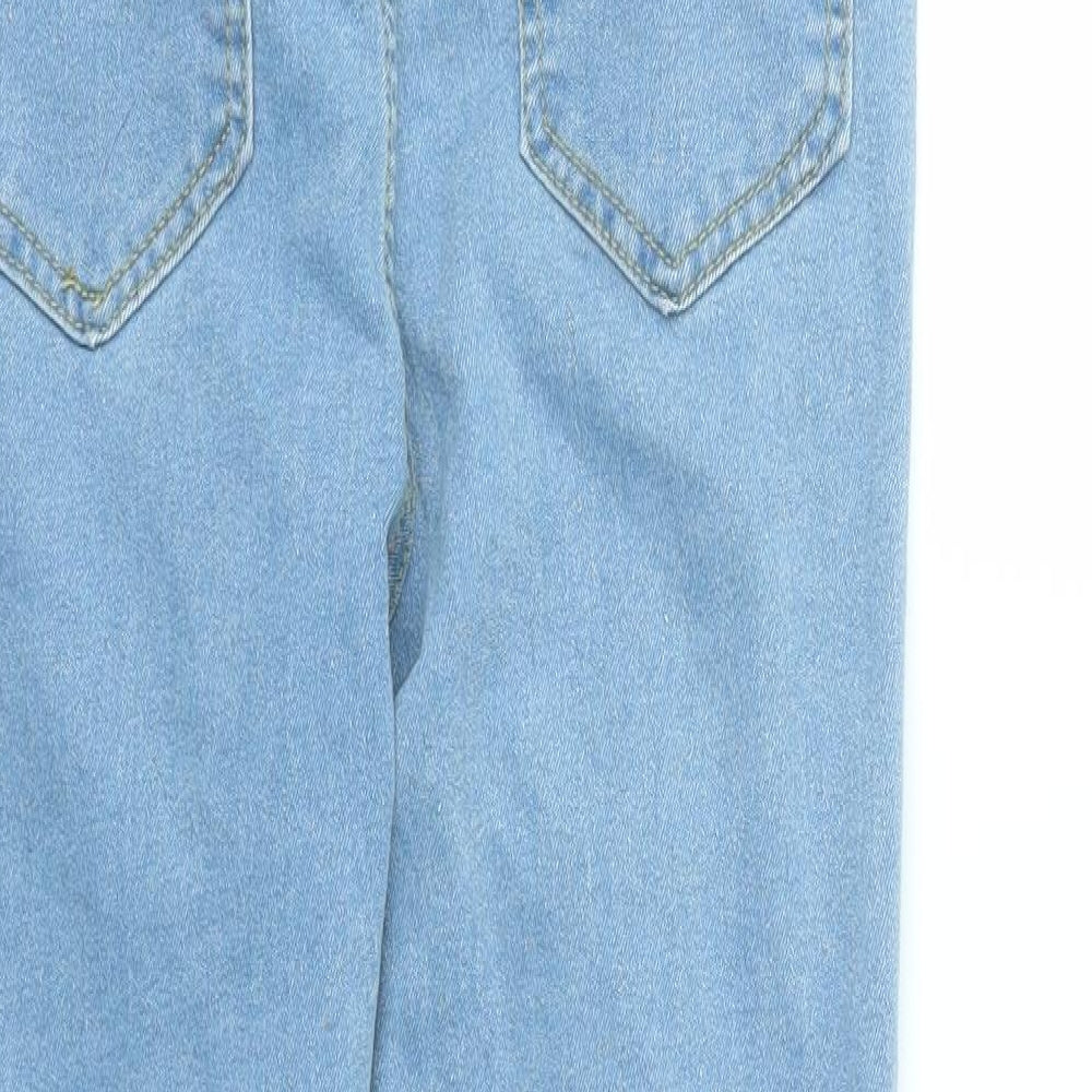 Boohoo Womens Blue Skinny Jeans Size 10 L26 in
