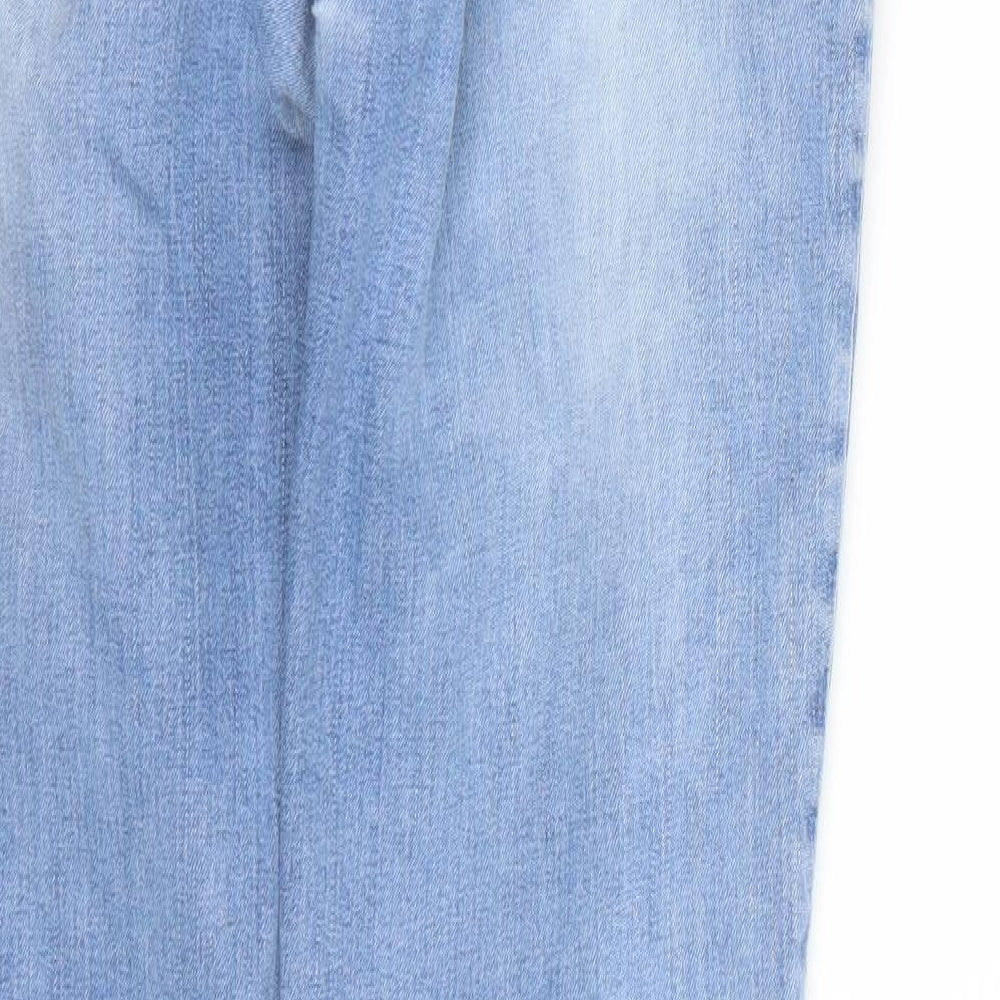 Hella miss Womens Blue Denim Skinny Jeans Size 12 L27 in