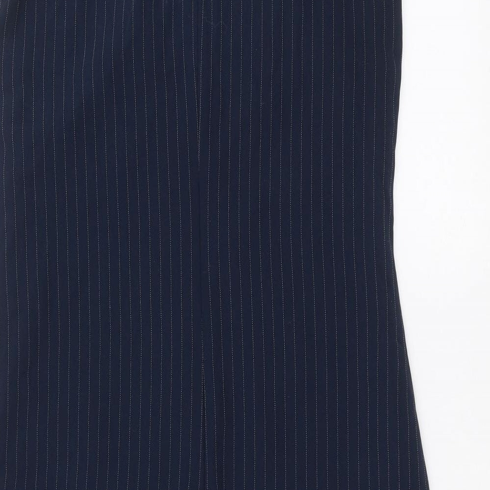 AYC Womens Blue Striped Shift Size 6