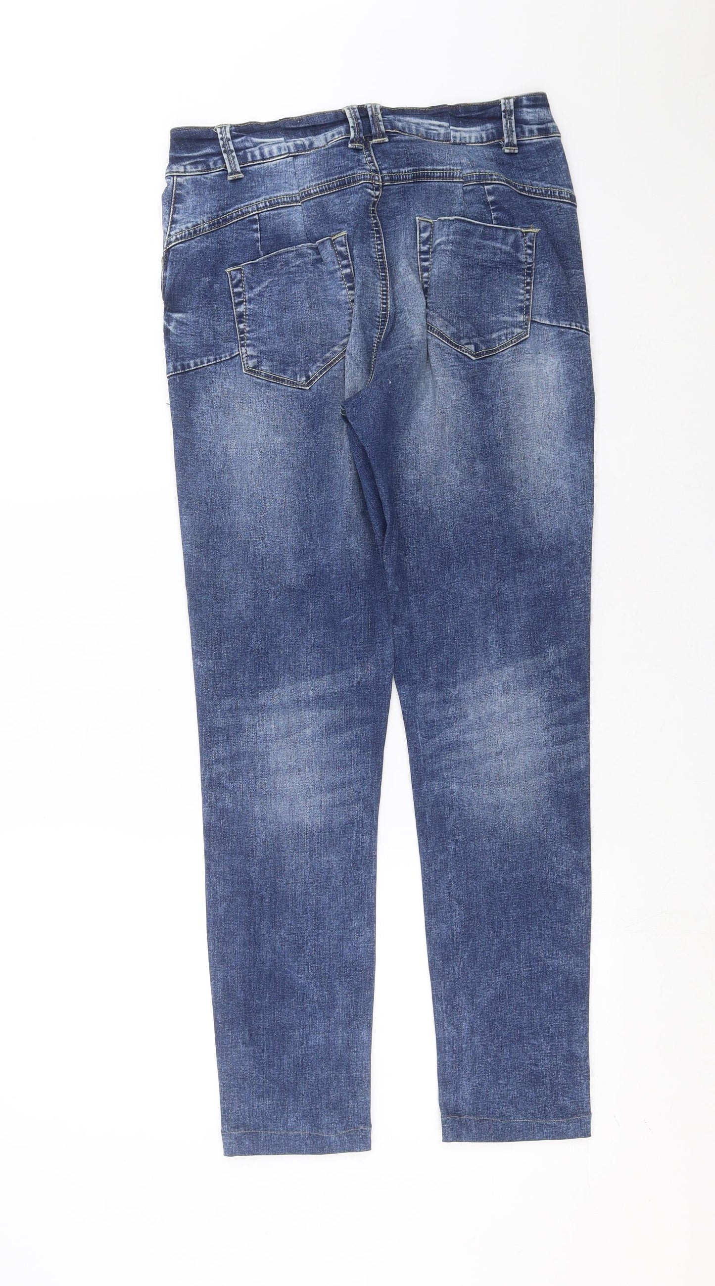 Preworn Womens Blue Denim Skinny Jeans Size 28 in L27 in