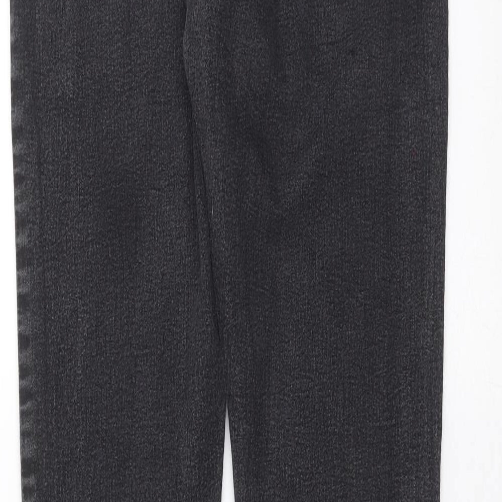 Dorothy Perkins Womens Grey Denim Skinny Jeans Size 8 L29 in