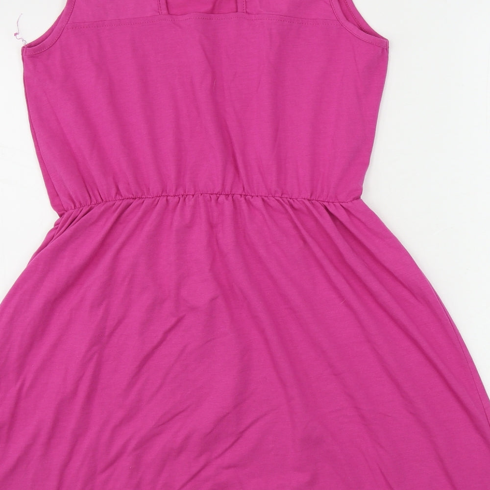 George Womens Pink A-Line Size 16