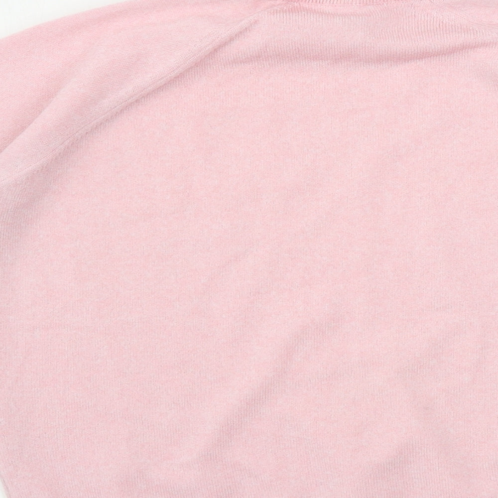 Preworn Womens Pink Pullover Jumper Size 12