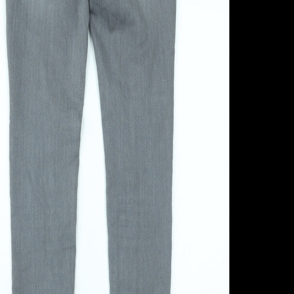 TU Womens Grey Denim Skinny Jeans Size 8 L30 in