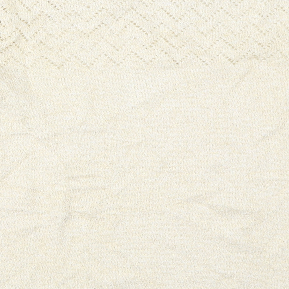 BM Womens Ivory Pullover Jumper Size M