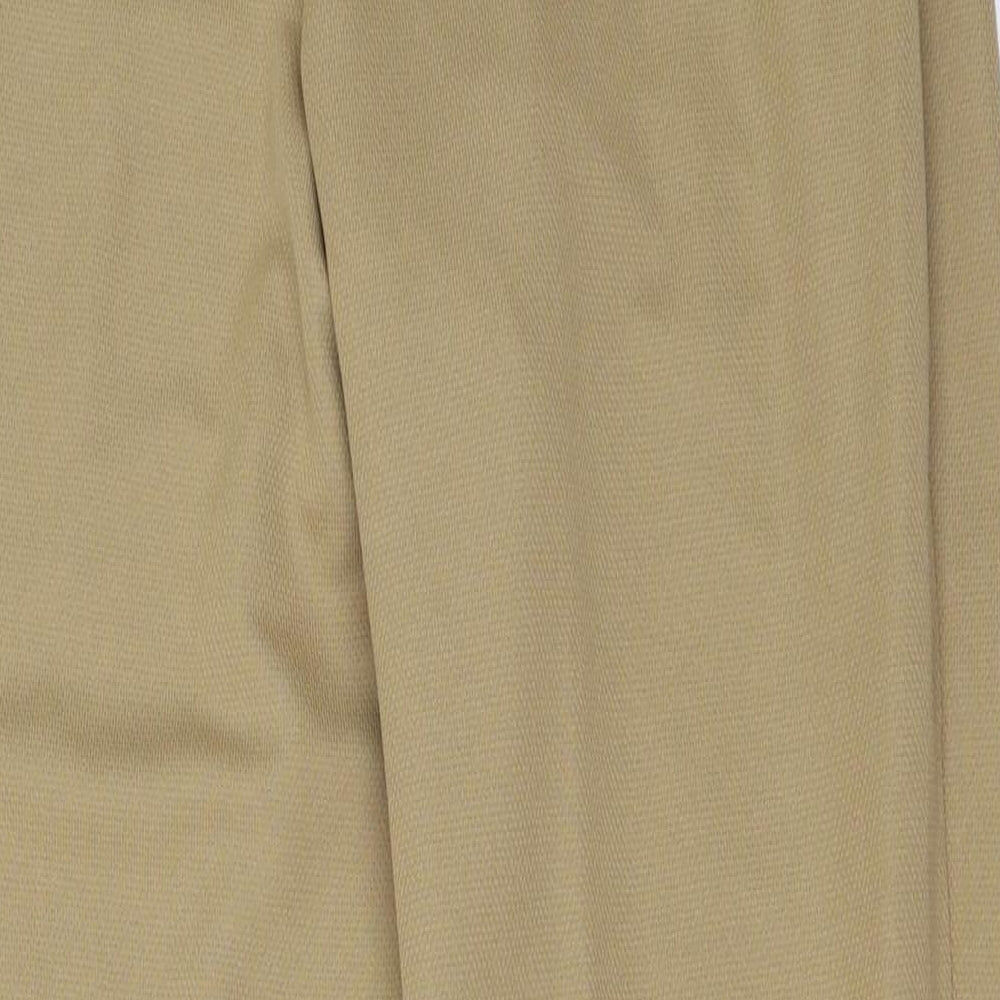 Slimma Womens Beige Trousers Size 12 L26.5 in