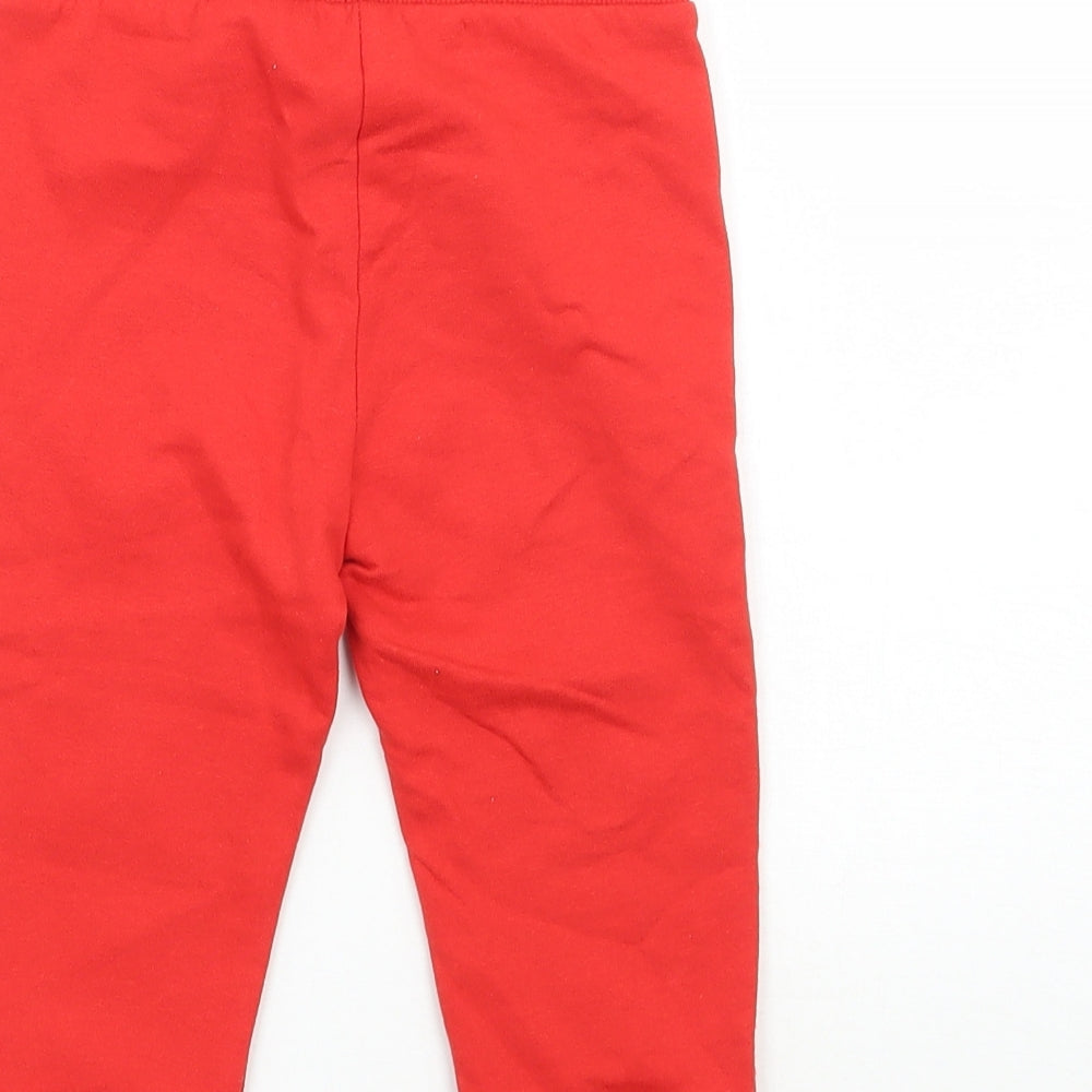 So cute Baby Red Sweatpants Trousers Size 9 Months