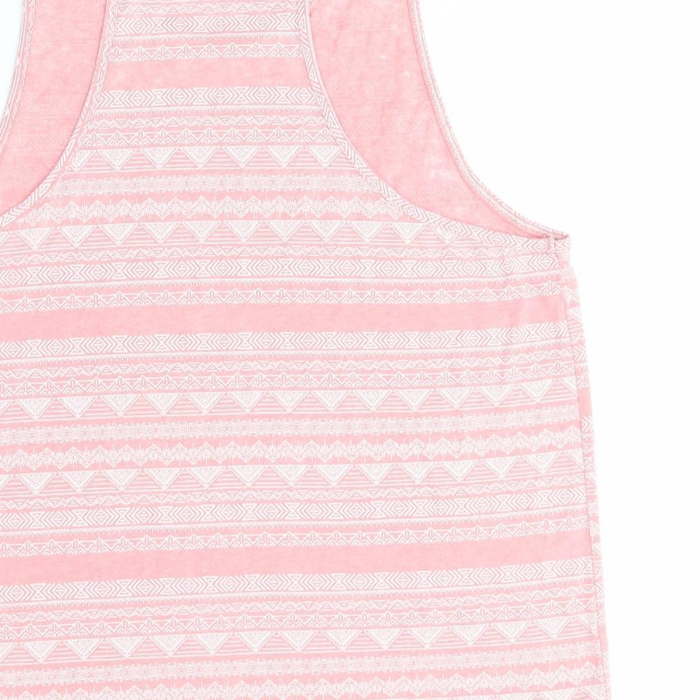 Cedar Wood State Womens Pink Basic Tank Size M