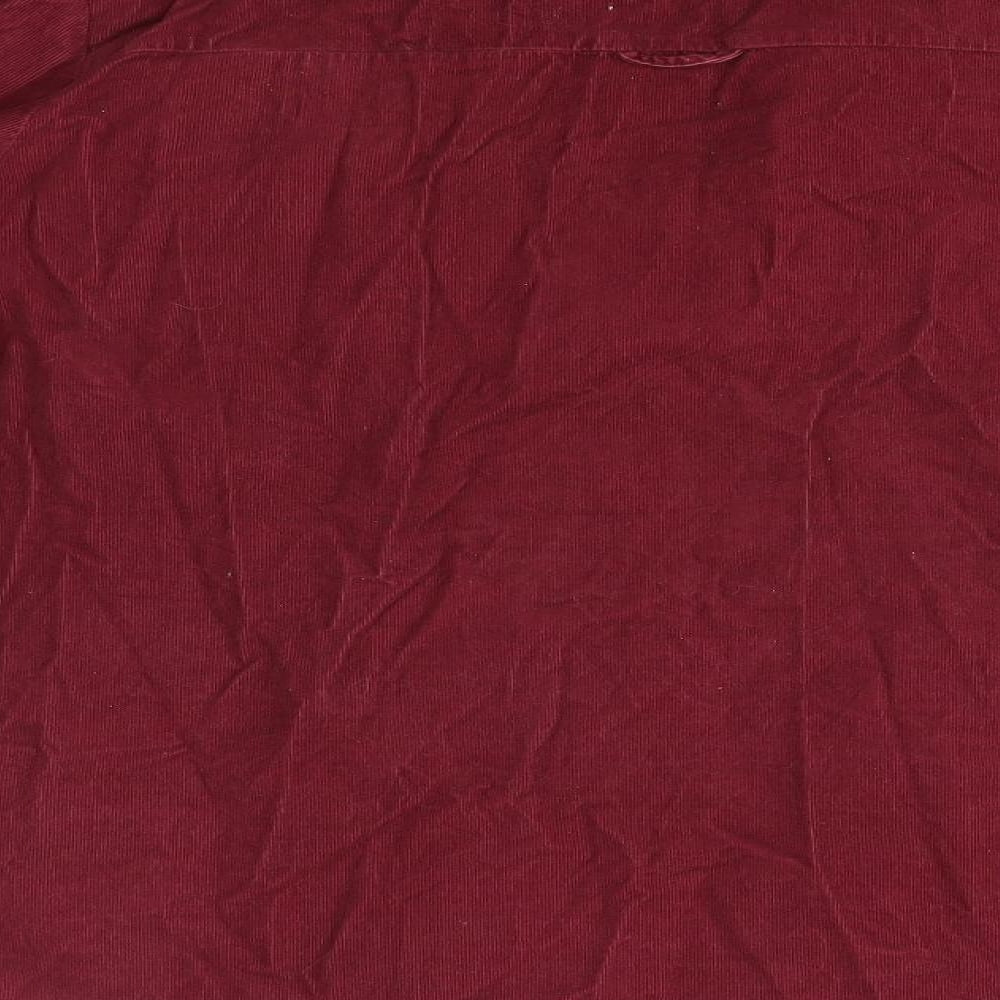 Monki Mens Red Button-Up Size M