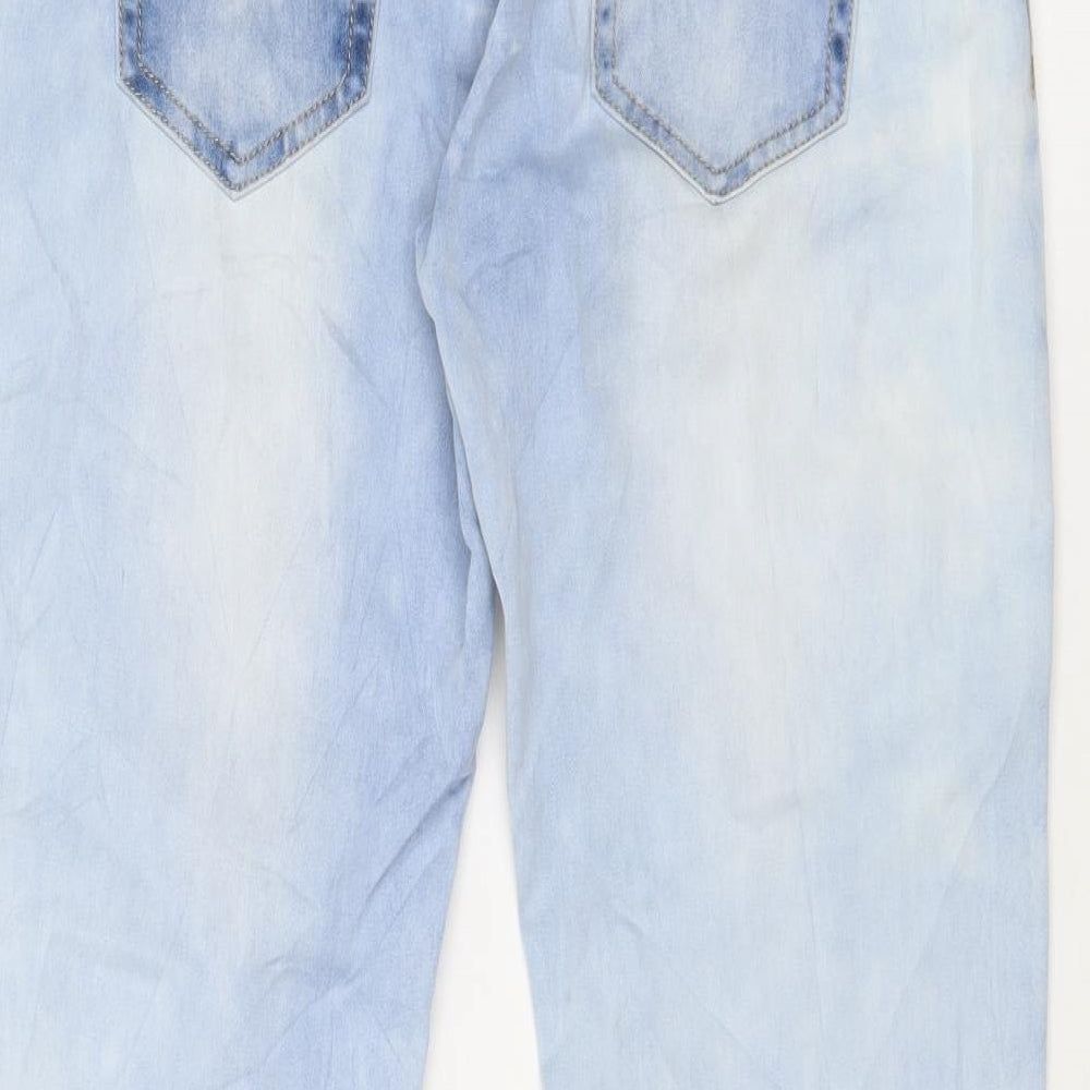 ONE LOVE DENIM Womens Blue Skinny Jeans Size 28 in L26 in
