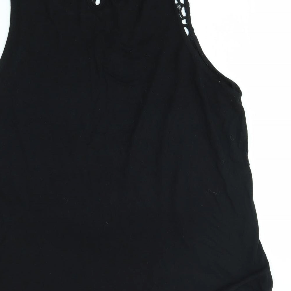 H&M Womens Black Basic Tank Size M