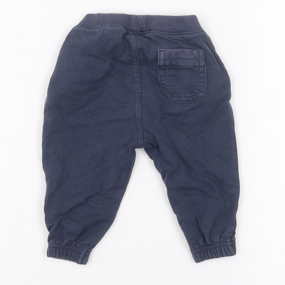 Mothercare Baby Blue Sweatpants Trousers Size 3-6 Months