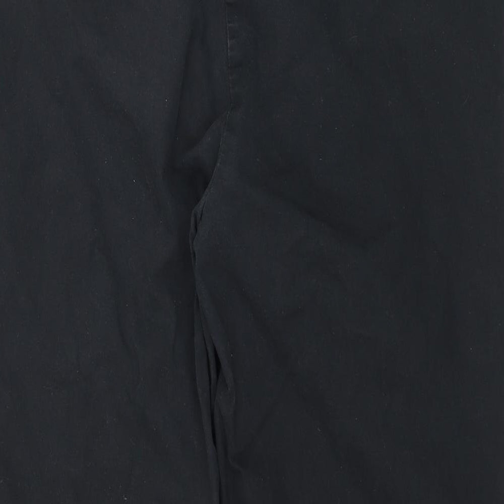 Marks and Spencer Womens Black Trousers Size 42 in L28 in