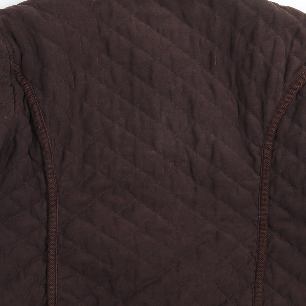 CC Womens Brown Puffer Jacket Jacket One Size