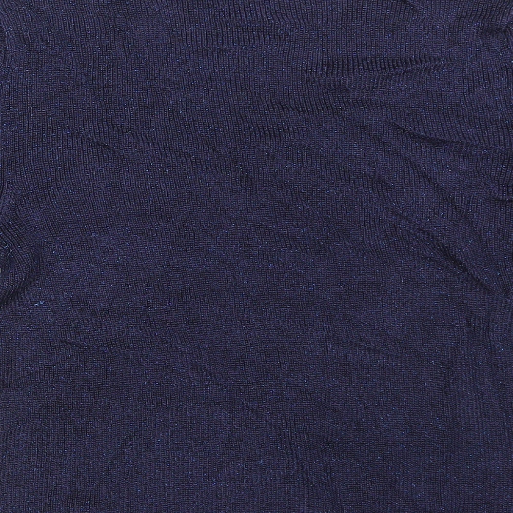 M&S Womens Blue Pullover Sweatshirt Size 10