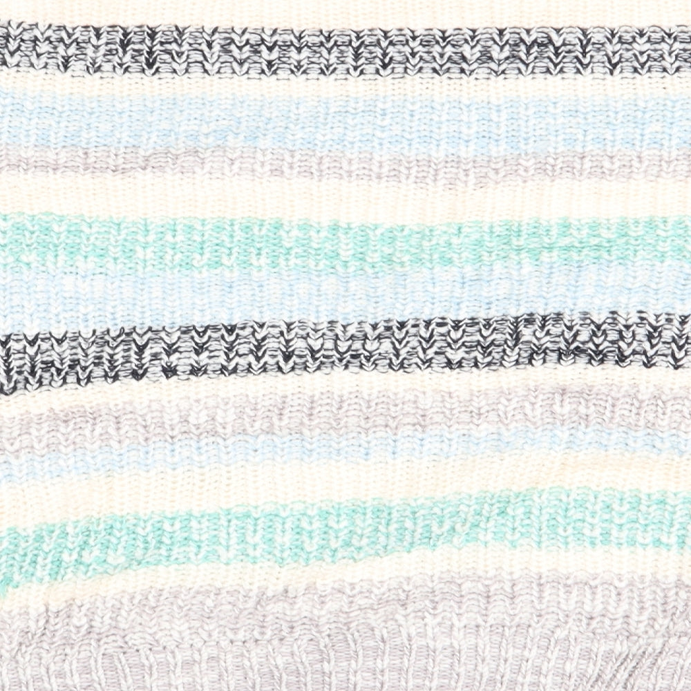 Spirit Womens Multicoloured Striped Pullover Jumper Size 16
