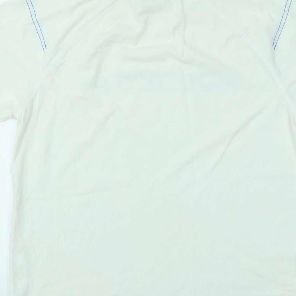 LE COQ SPORTLIF Boys Silver Basic T-Shirt Size L