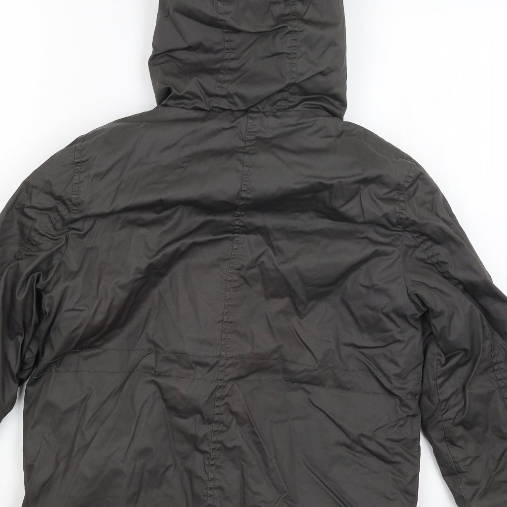 George Boys Grey Rain Coat Coat Size 8-9 Years