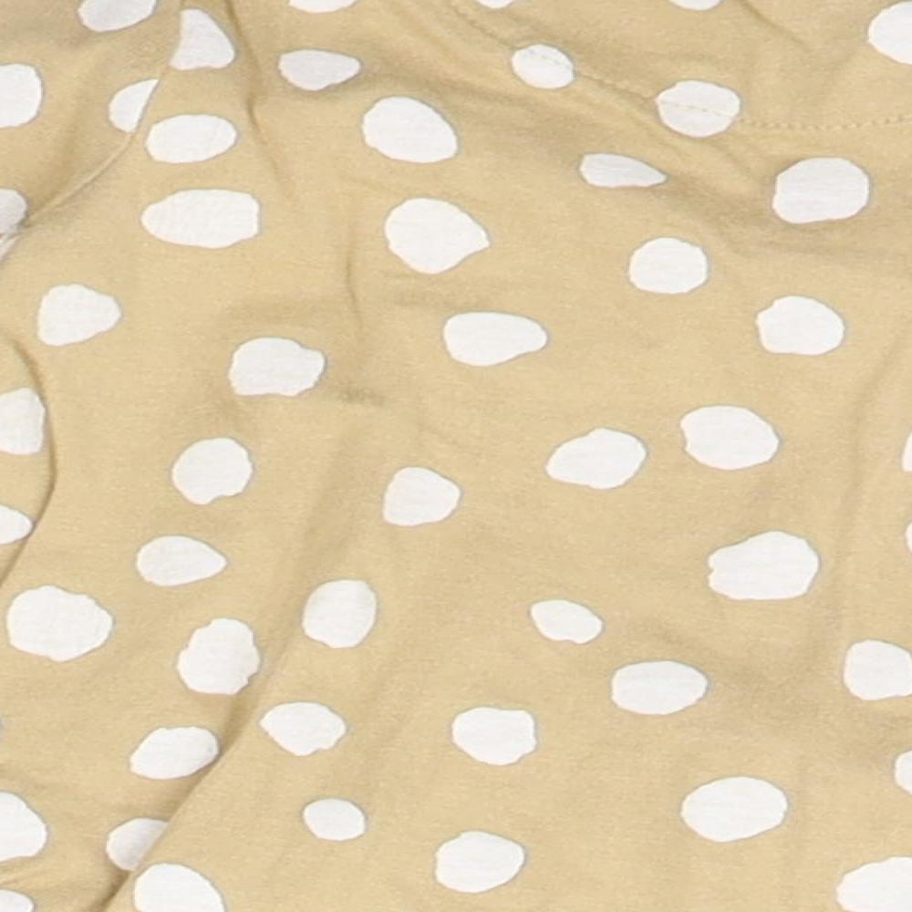 Nutmeg Baby Beige Polka Dot Basic T-Shirt Size 12-18 Months