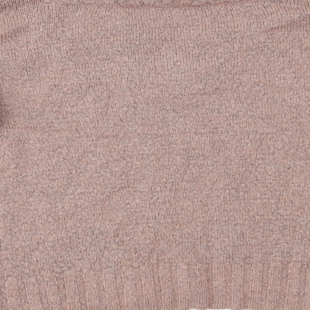 New Look Womens Pink Pullover Jumper Size 12