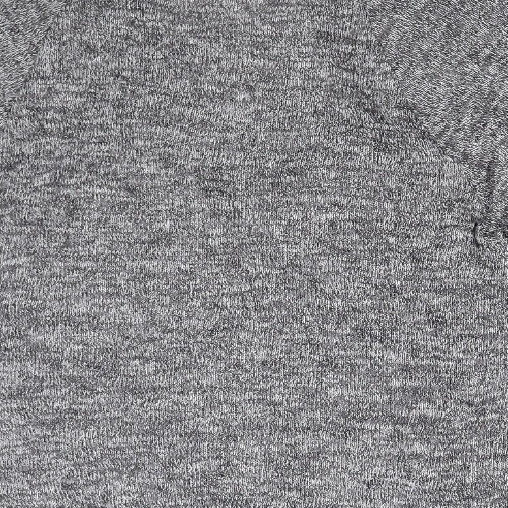 Sparkle & Fade Womens Grey Knit Pullover Jumper Size S
