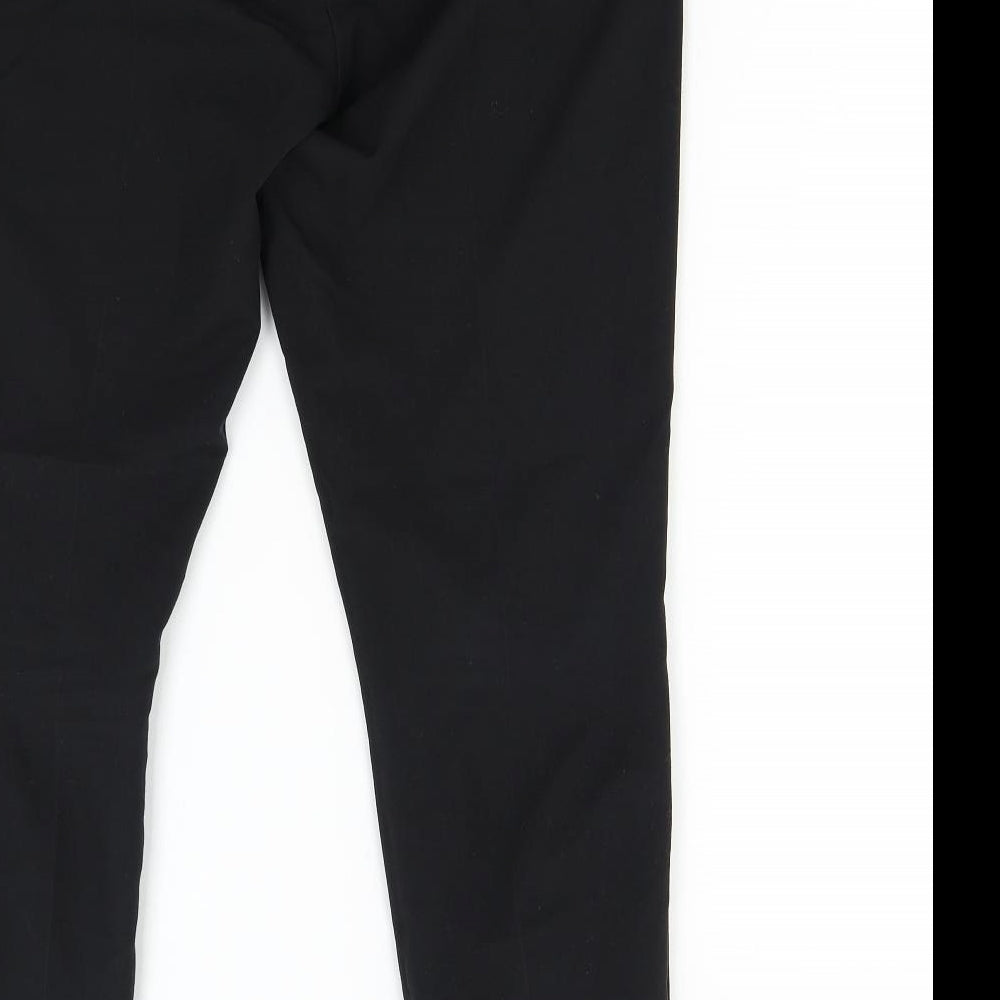 George Womens Black Trousers Size 12 L27 in