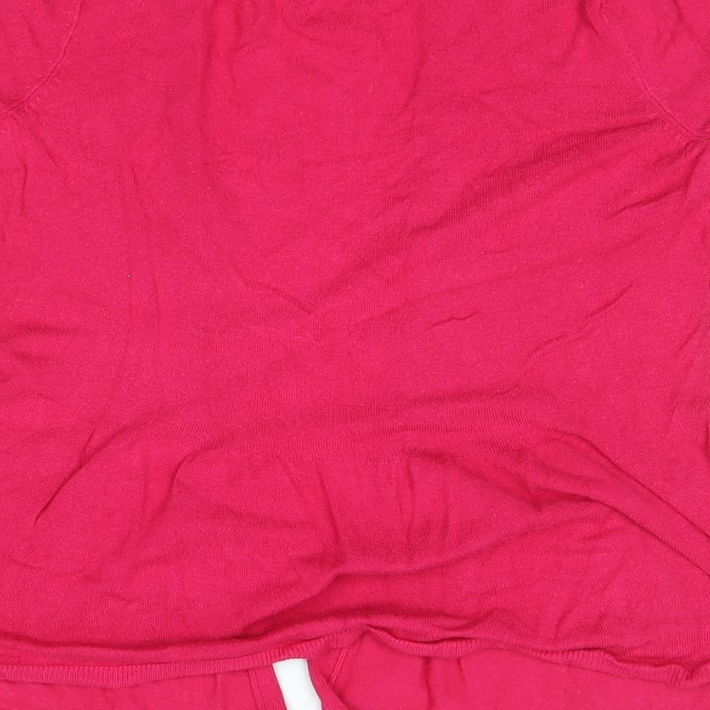 TU Womens Pink Cardigan Jumper Size 10