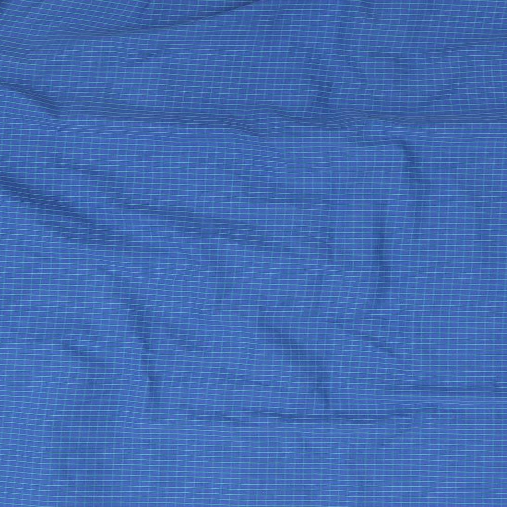 Preworn Mens Blue Striped Button-Up