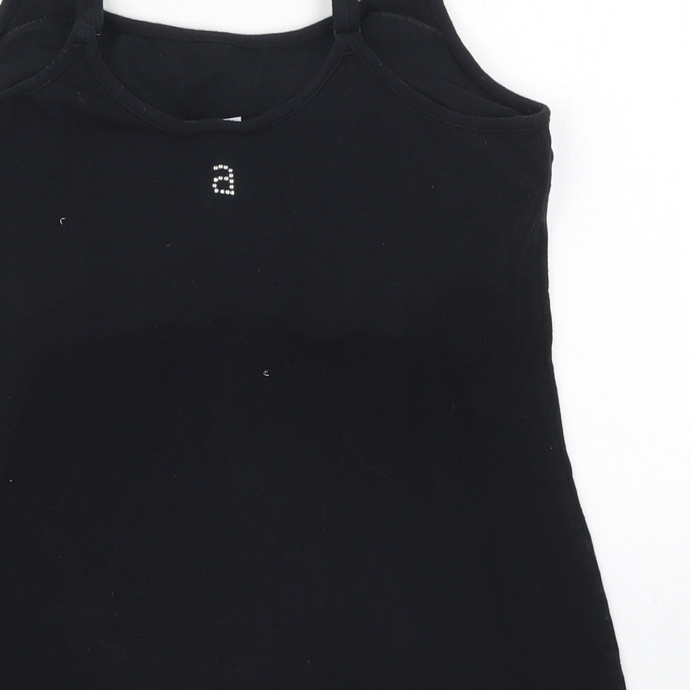 Amoena Womens Black Basic Tank Size 12