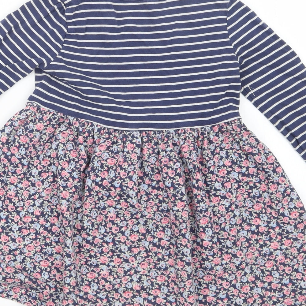 George Blue Geometric T-Shirt Dress Size 18-24 Months